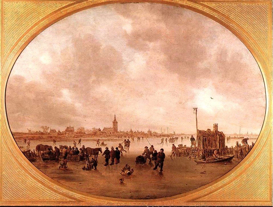 Jan van Goyen - Winter on the River - WGA10204