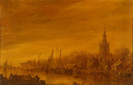 Jan van Goyen - Gezicht op Overschie - 0411 - Rijksmuseum Twenthe