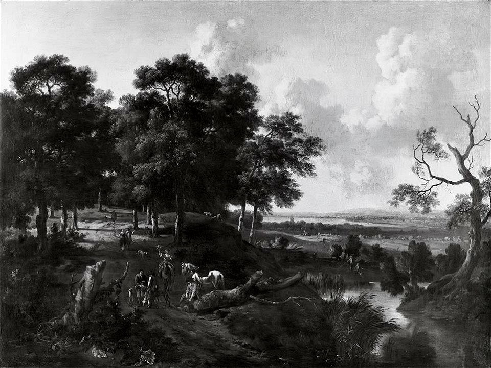 Jan Wynants - Landschaft mit Falkner - 12019 - Bavarian State Painting Collections