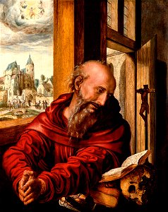 Jan van Hemessen - St Jerome - WGA11360. Free illustration for personal and commercial use.