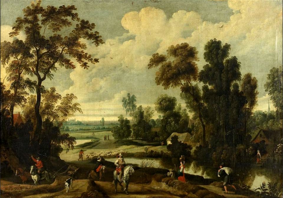 Jan Wildens - An extensive river landscape