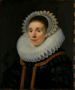 Jan van Ravesteyn - Portrait of a Woman - NG.M.00008 - National Museum of Art, Architecture and Design. Free illustration for personal and commercial use.