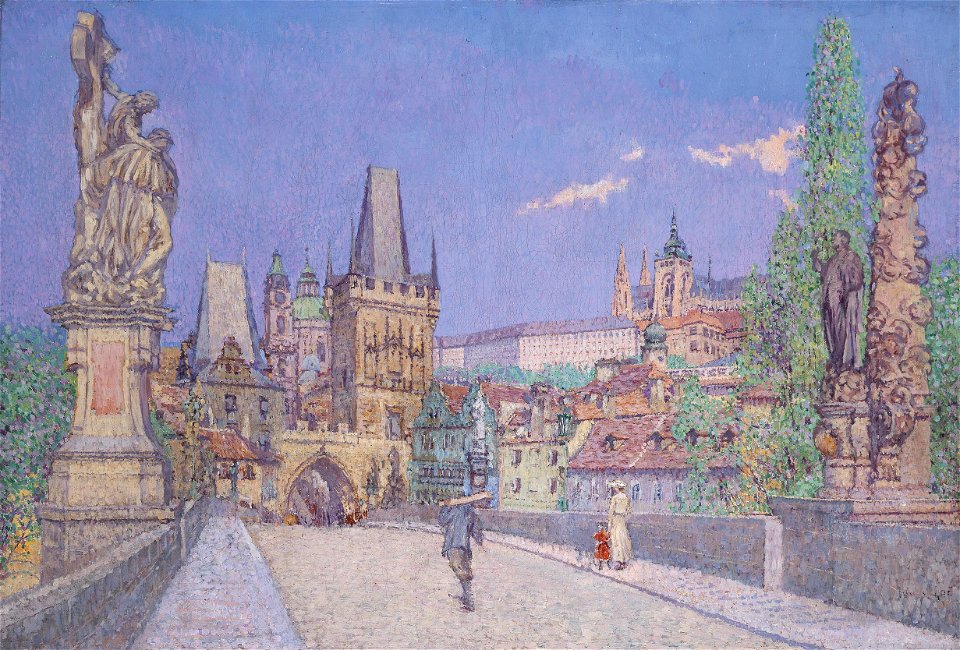 Jan Vochoc Prag Karlsbrücke