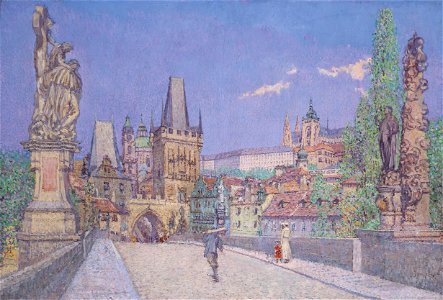 Jan Vochoc Prag Karlsbrücke