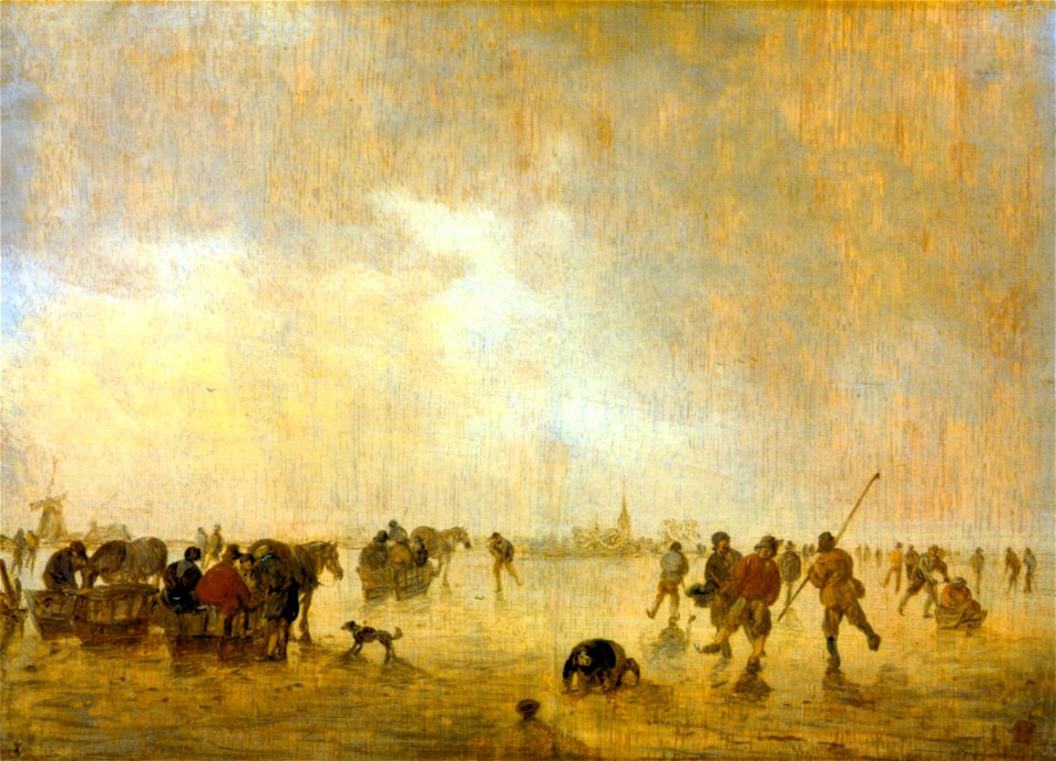 Jan-van-goyen eislandschaft