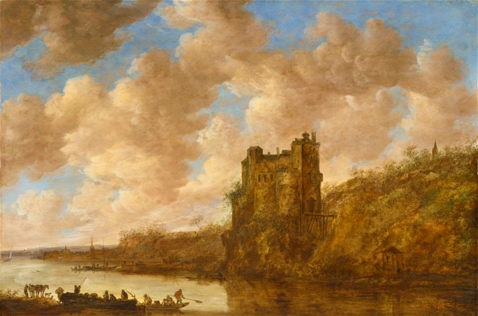 Jan van Goyen - Castle by a River csm Lempertz-1029-1162