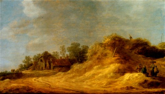 Jan-van-goyen duenenlandschaft. Free illustration for personal and commercial use.