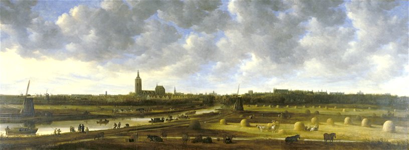 Jan van Goyen - Panorama op Den Haag vanuit het zuid-oosten