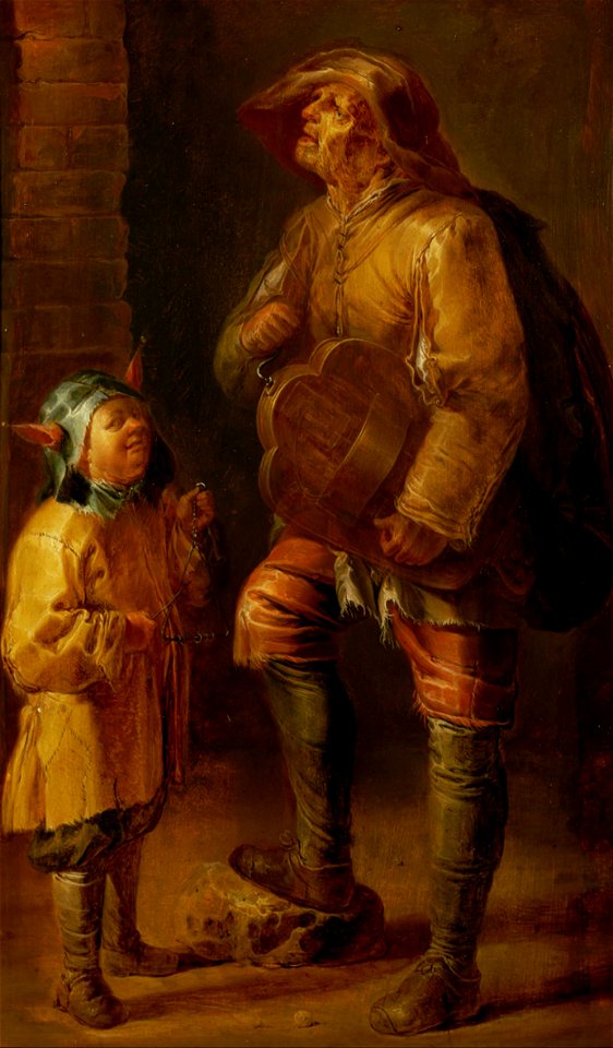 Jan van der Venne - Begging musicians