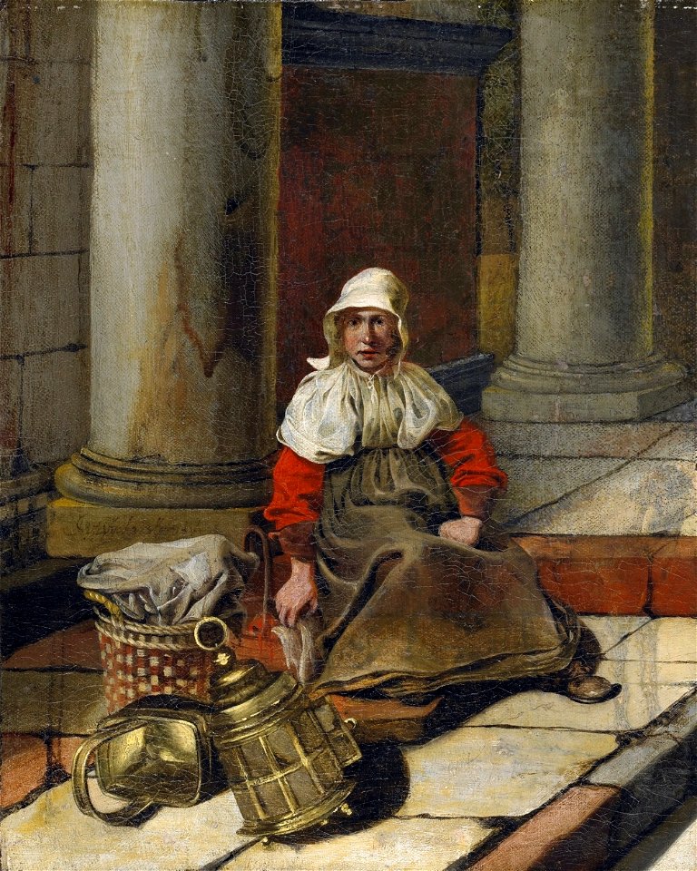 Jan van Wyckersloot Straßenhändlerin