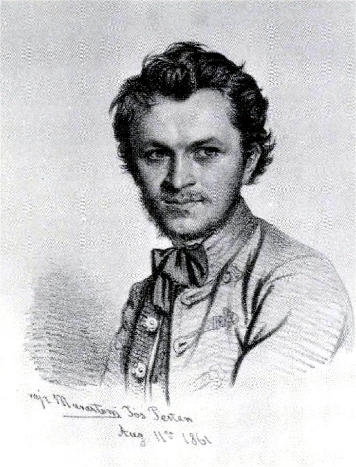 János Jankó (1833-1896) hungarian painter, graphic, caricaturist