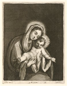 Jan van Troyen after Palma il Giovane - Madonna and Child SVK-SNG.G 11965-184