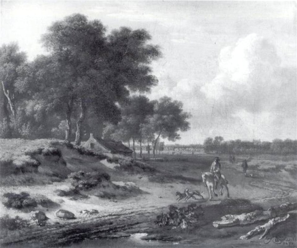 Jan Wijnants - Landschap met ruiter - 1237 - Städel Museum