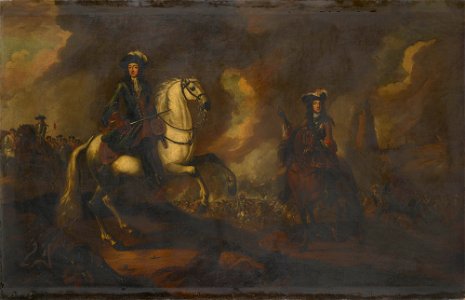 Jan Wyck (Haarlem c. 1645-Mortlake 1700) - William III (1650-1702) on Horseback - RCIN 403042 - Royal Collection