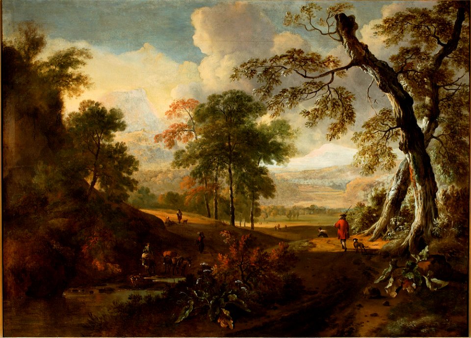 Jan Wijnants - Landscape with a road - 129764 MNW - National Museum in Warsaw