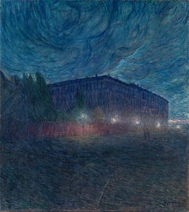 Eugène Jansson - Stormy Night - NG.M.00494 - National Museum of Art, Architecture and Design