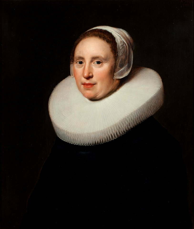 Jan Westerbaen de Oude - Portrait of Susanna Pietersdr Oostdijk (b. 1597) - 211 - Mauritshuis