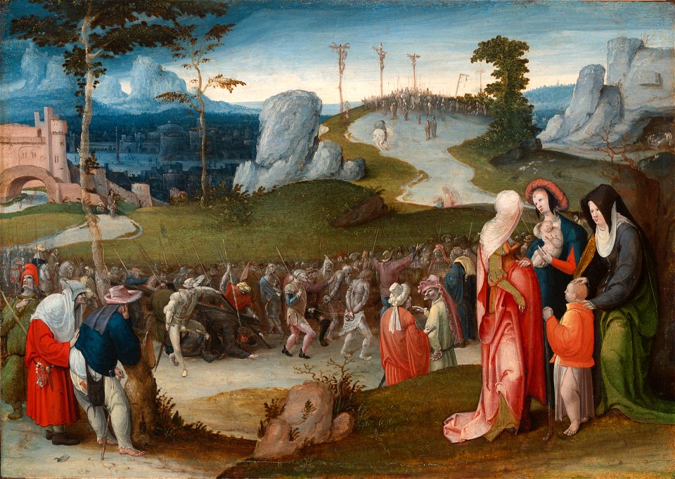 Jan Wellens de Cock - The Procession to Calvary - 1871.115 - Yale University Art Gallery
