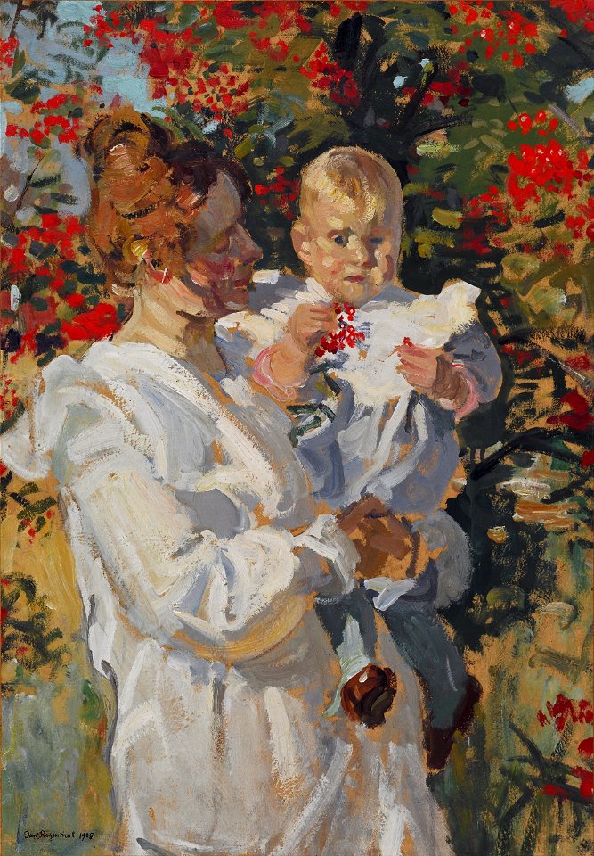 Janis Rozentāls - Under the Rowan Tree - Google Art Project