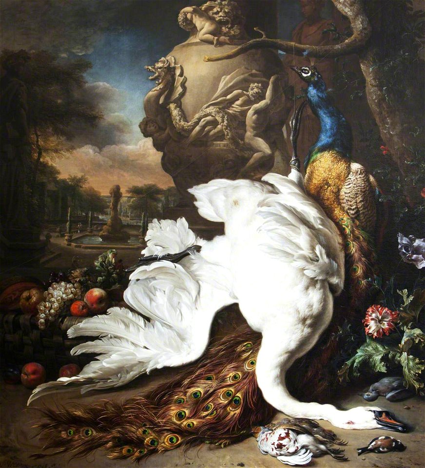 Jan Weenix (1642-1719) - A Dead Swan and Peacock - 436162 - National Trust