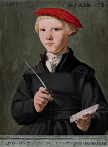 Jan van Scorel - Portrait of a Young Scholar - Google Art ProjectFXD