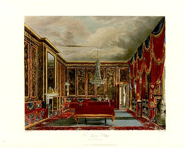 Japan Room, Frogmore, from Pyne's Royal Residences, 1819 - panteek pyn70-352