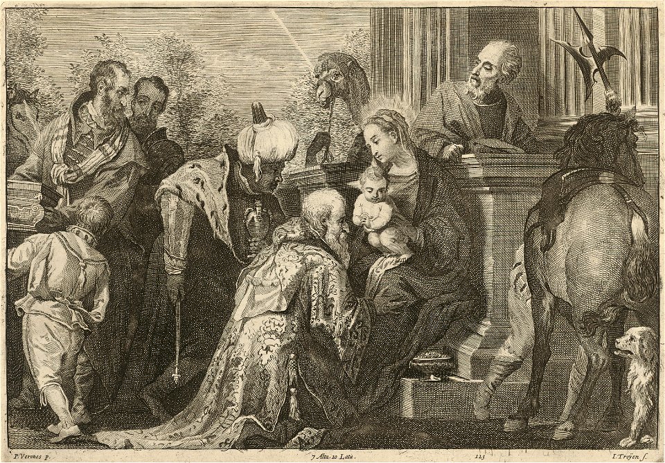 Jan van Troyen - Adoration of the Magi SVK-SNG.G 11965-124