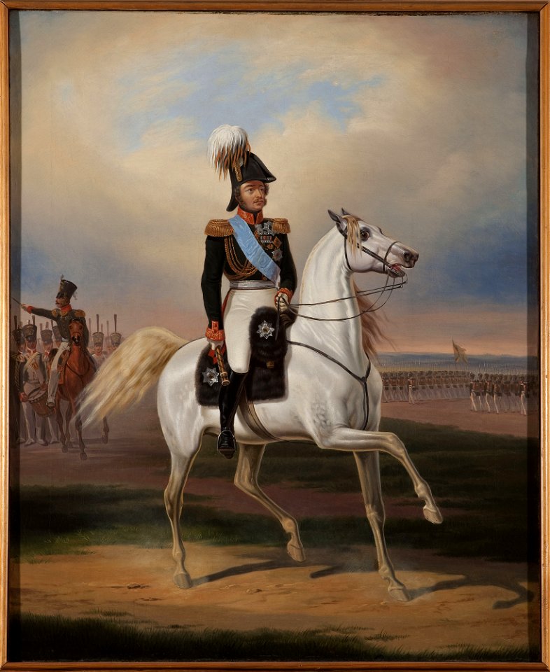 January Suchodolski - Equestrian portrait of Mr. Paskiewicz - MP 2801 - National Museum in Warsaw