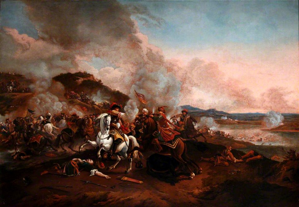 Jan Wyck (1645-1700) - A Battlepiece, of Christians against Turks - 1139796 - National Trust
