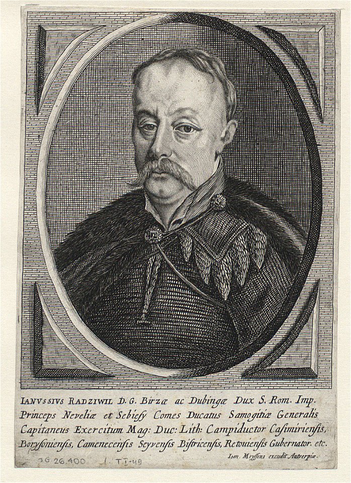 Januš Radzivił. Януш Радзівіл (J. Meyssens, 1670)