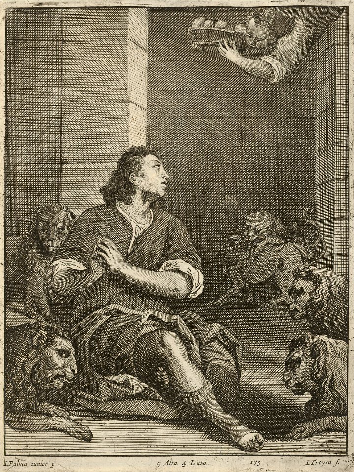 Jan van Troyen - Daniel in the Lion's Den SVK-SNG.G 11965-176