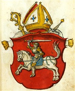 Jan z knižataŭ litoŭskich, Pahonia. Ян з княжатаў літоўскіх, Пагоня (1555)