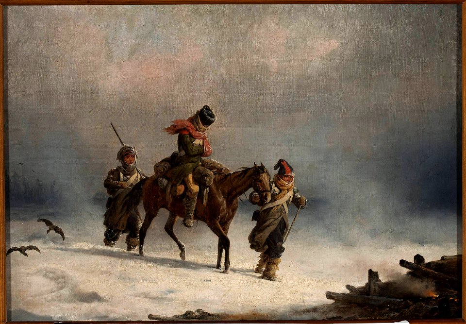 January Suchodolski - Retreat from Moscow in 1812 - MP 2605 - National Museum in Warsaw