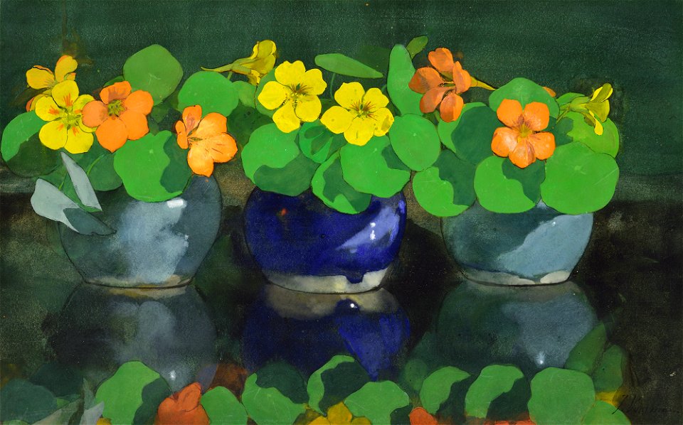 Jan Voerman - Nasturtiums - P3w40 - Isabella Stewart Gardner Museum