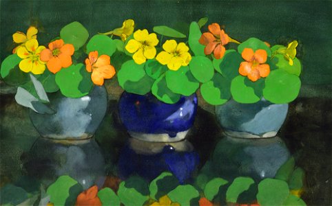 Jan Voerman - Nasturtiums - P3w40 - Isabella Stewart Gardner Museum