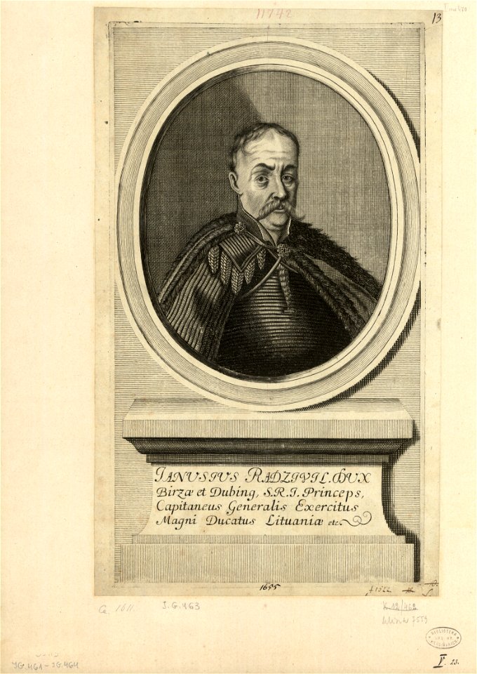 Januš Radzivił. Януш Радзівіл (1653)