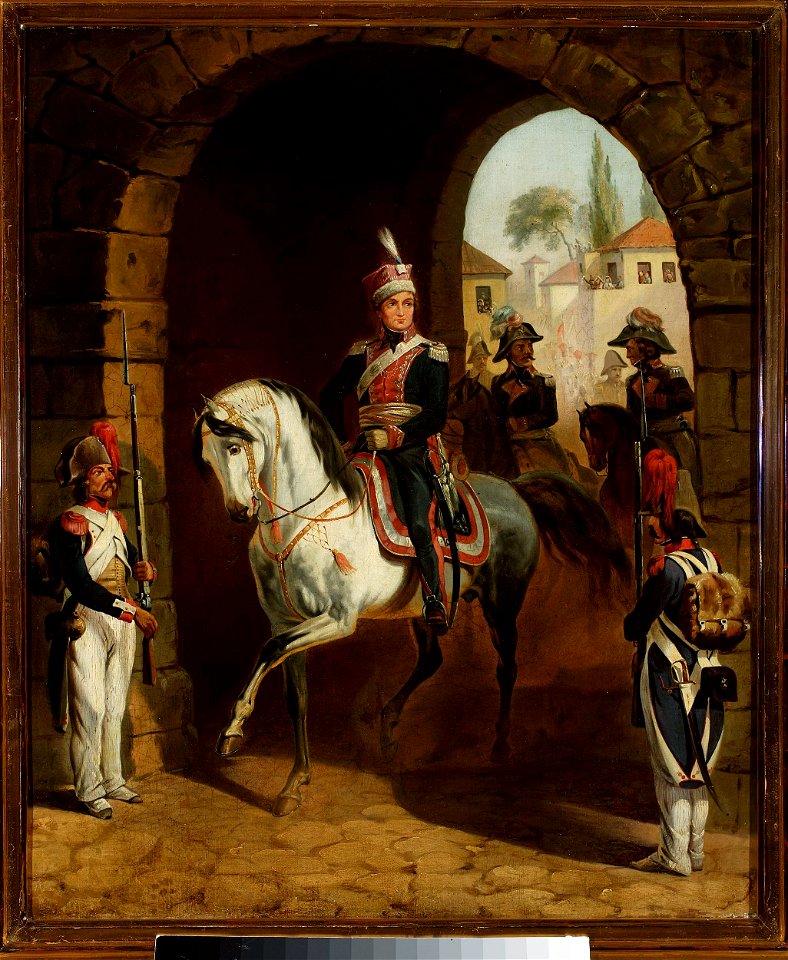 January Suchodolski - Entry of general Jan Henryk Dąbrowski to Rome - MP 3815 - National Museum in Warsaw