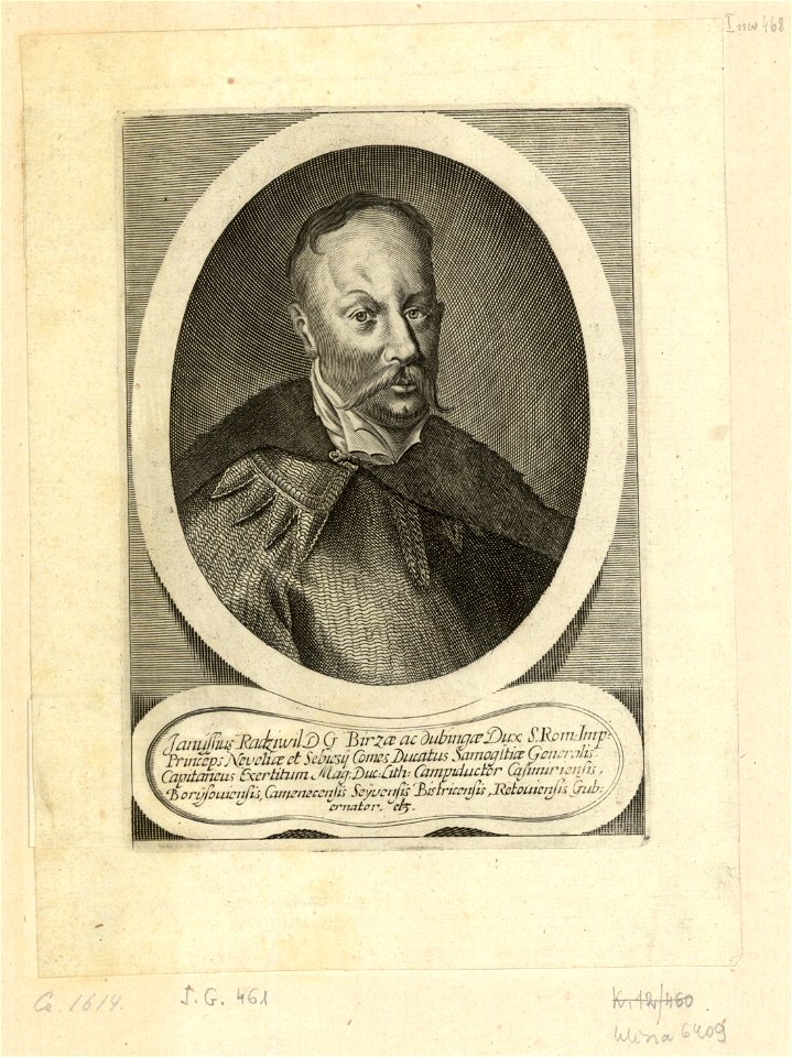 Januš Radzivił. Януш Радзівіл (1652)