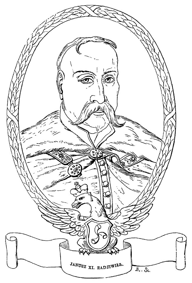 Januš XI Radzivił. Януш XI Радзівіл (M. Starkman, 1857)