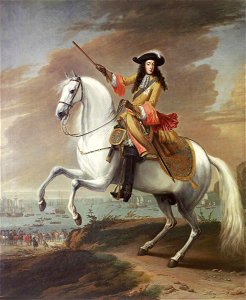 Jan Wyck (1645-1700) - William III Landing at Brixham, Torbay, 5 November 1688 - BHC3095 - Royal Museums Greenwich