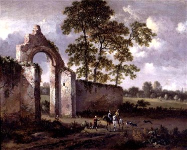Jan Wijnants - Landscape with a Ruined Archway