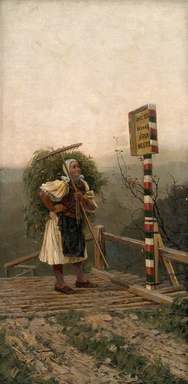 Jaroslav Věšín - Ako sa tá naša dedinka volá..^ - O 1871 - Slovak National Gallery