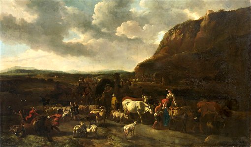 Jan van Ossenbeck - Auszug Jakobs nach Kanaan - GG 439 - Kunsthistorisches Museum