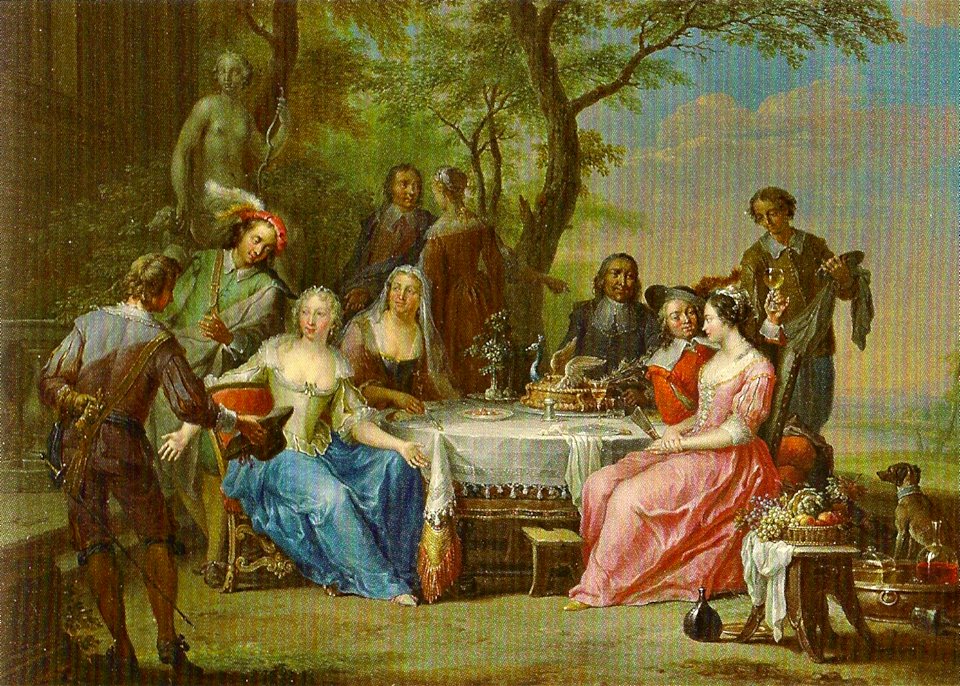 Janneck, Franz Christoph — Tafelnde Gesellschaft
