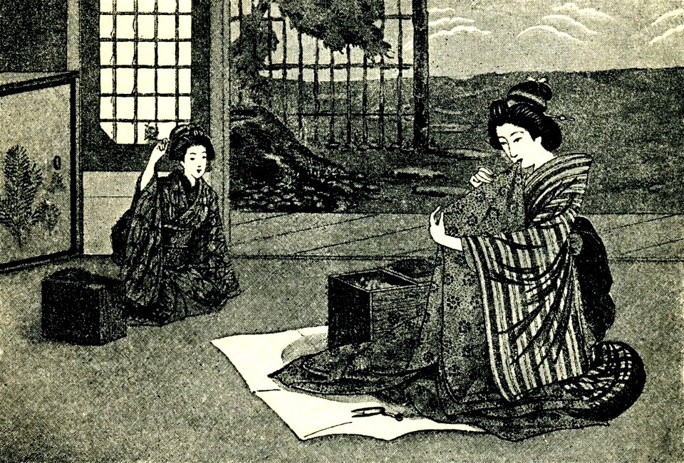 Japanese dressmaker. Before 1902
