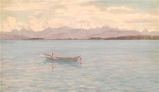 Hermine von Janda Seelandschaft in Kärnten