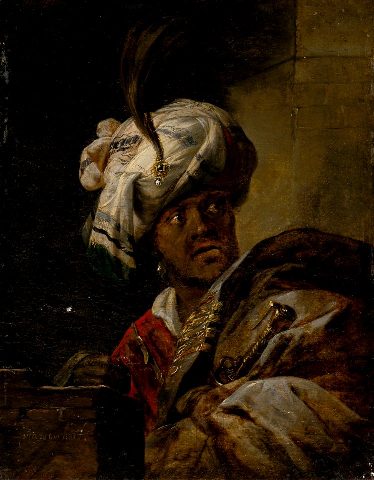 Jansz. Aert van Marienhof - Oriental in a Turban - O 297 - Slovak National Gallery
