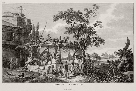Jardin de l'ile de Scio - Choiseul-gouffier Gabriel Florent Auguste De - 1782