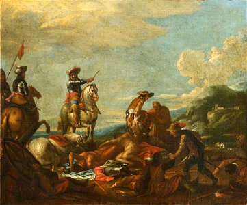 Jan Wyck (1645-1700) (style of) - The Aftermath of a Battle - 1139730 - National Trust