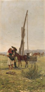 Jaroslav Věšín - Pri studni - O 752 - Slovak National Gallery